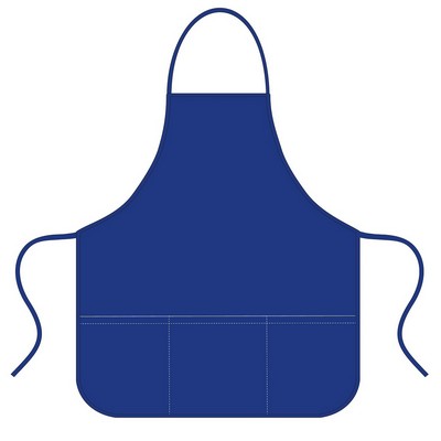 Deluxe Apron 28"x32" with pockets-Round corner -Polycotton