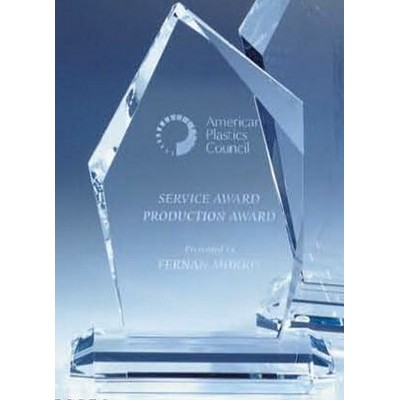 Concord Silhouette Crystal Award (6")