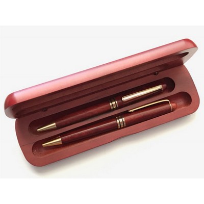 Rosewood Pen & Pencil Gift Set