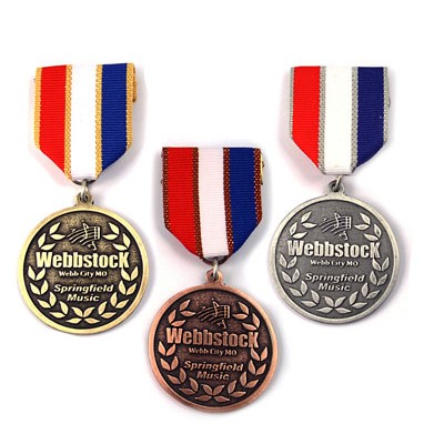 Pewter Alloy Medals (up to 1-3/4")