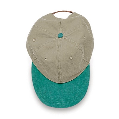 Adams Optimum Khaki Crown 2-Tone Pigment Dyed Cap