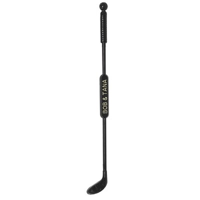 6" Golf Driver Stirrer with 1 Color Imprint