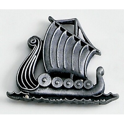 Ancient Ship Marken Design Cast Lapel Pin (Up to 1")