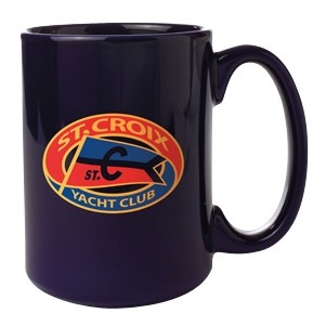 15 Oz. Jumbo C Handle Cup (Cobalt Blue)