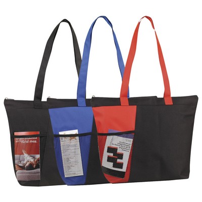 Zipper Bottle Tote Bag