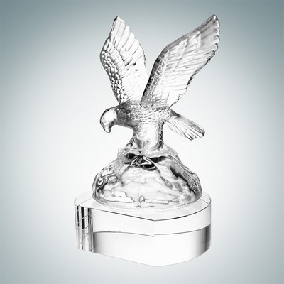 Soaring Eagle Award w/Clear Crystal Base