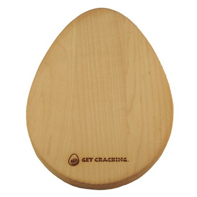 Egg Shaped Wood Cutting Board