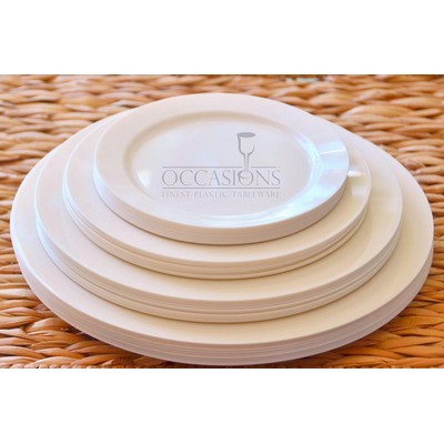 6" Bone Round Dessert/Bread Plate