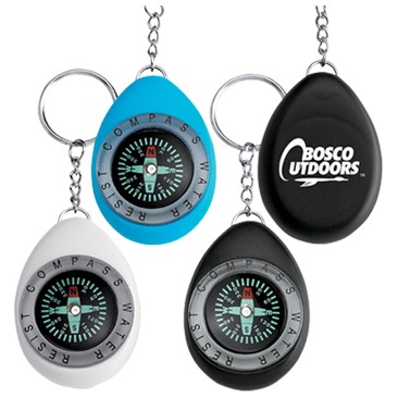 Navigation Compass Key Chain