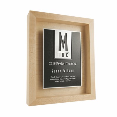 Shadow Box Etched Honor Plaque (10"x12")