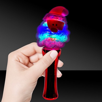 7 1/2" LED Santa Spinner Wand