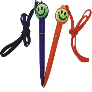 Smile Face Lanyard Pen