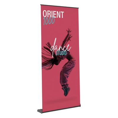 Orient 1000 Black Retractable Banner Stand