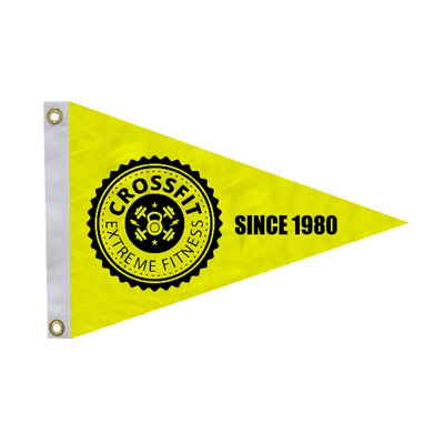 12" x 18" Pennant Flag - Single Sided