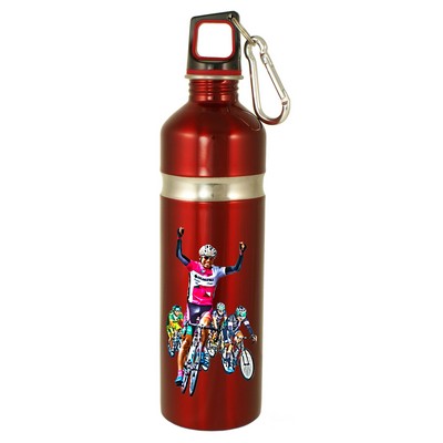 Red Hydration Bottle w/Carabiner