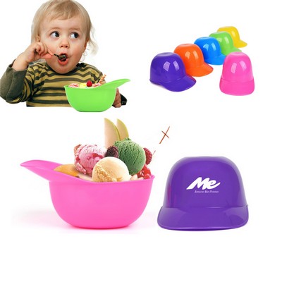 Baseball Helmet Ice Cream Bowl