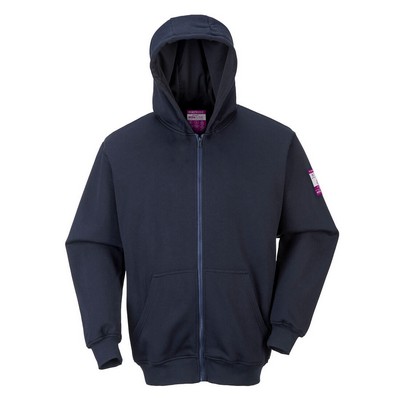 Flame Resistant Zipper Front Hooded Sweatshirt