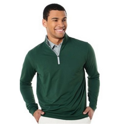 Peter Millar® "Perth" Stretch Loop Terry Quarter Zip Shirt