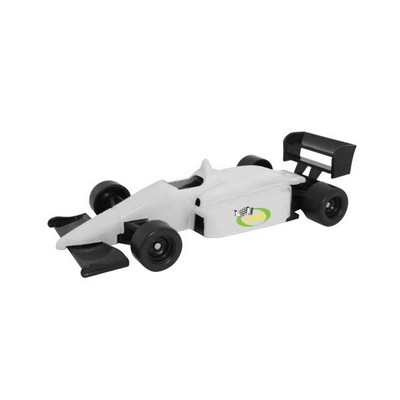 1/43 Scale Indy Style- Formula 1 Race Car 4.5" White with Full Color Graphics both sides