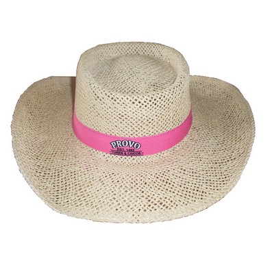 Gambler Style Straw Hat