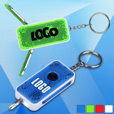 Screw Driver Flashlight w/Key Chain