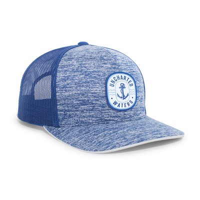 Pacific Headwear Aggressive Heather Trucker Snapback Cap