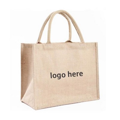 Jute Grocery Tote Bag