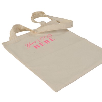 Natural Beige Cotton Tote Bag (10"x12")