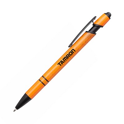 Austen Click Pen & Stylus - Orange