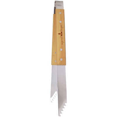 Bamboo BBQ Tongs