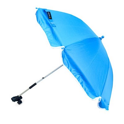 Baby Stroller Auto Open Umbrellas - Light Blue (Case of 12)