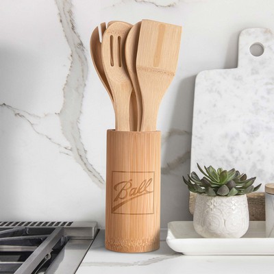 5-Piece Bamboo Kitchen Utensil Set (Factory Direct - 10-12 Weeks Ocean)