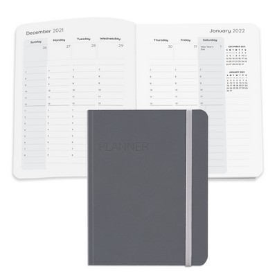 Senzabrite Faux Leather Perfect Bound Weekly Planner Journal Book