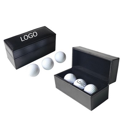 Golf Ball Gift Set with PU Box