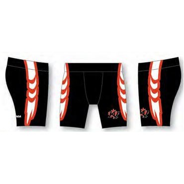 Hockey Pant Shell w/Curved Lines Pattern On Thigh