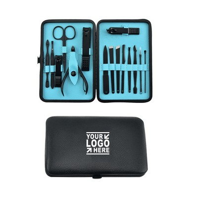 Stainless Steel 15 Piece Manicure Set