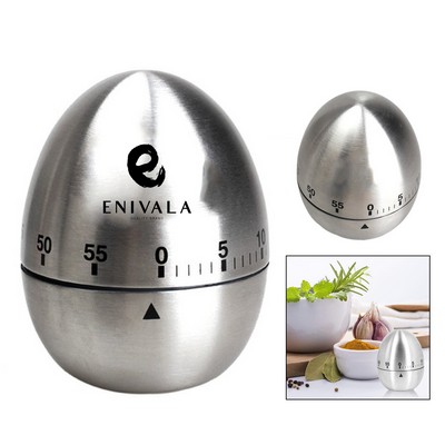 Stainless Steel Egg Shape Steaming Timer