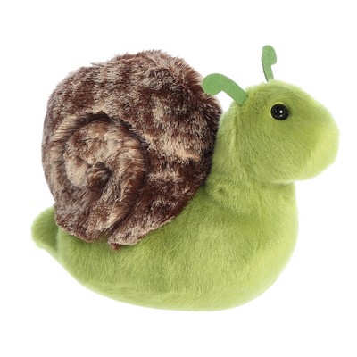 8" Slow Snail Mini Flopsie Stuffed Animal