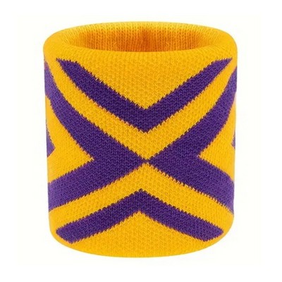 Jacquard Weave Plain Stitch Wristband