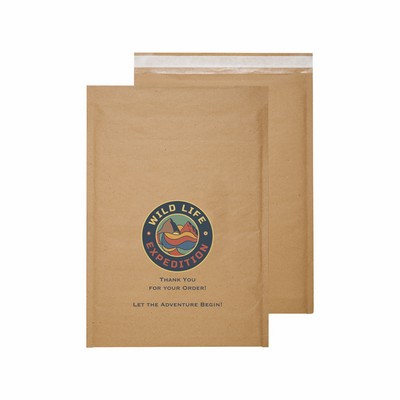 Natural Kraft Padded Mailer Envelope with Full Color Digital Print - (9 1/2 x 14 1/4)