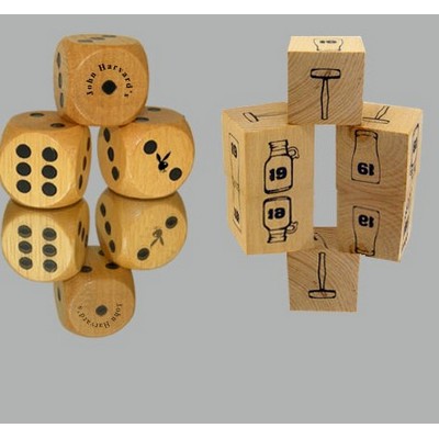 19mm Custom Wood Dice