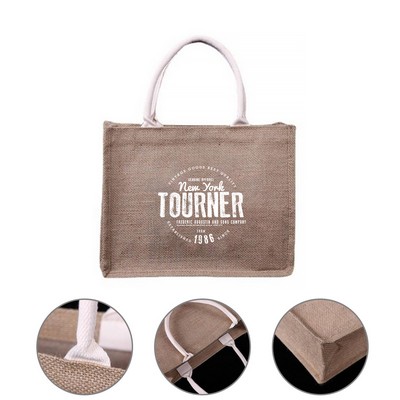 Eco-Friendly Jute Grocery Tote Bag