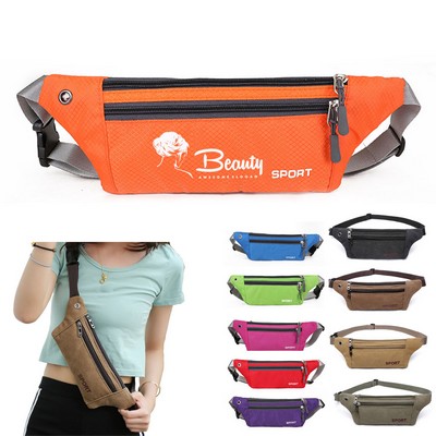 Canvas Sports Fanny Pack/Waist Bag