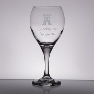 Deep Etched or Laser Engraved Libbey® 3957 Teardrop 10.75 oz. All Purpose Wine Glass