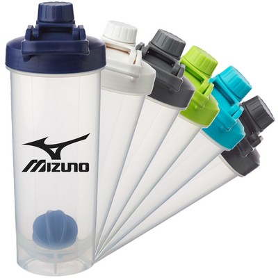 Olympian Plastic Bottles - 24 Oz. Shaker Bottle W/ Mixer & Handle