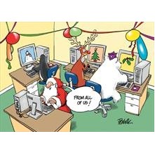 Office Greetings Holiday Card