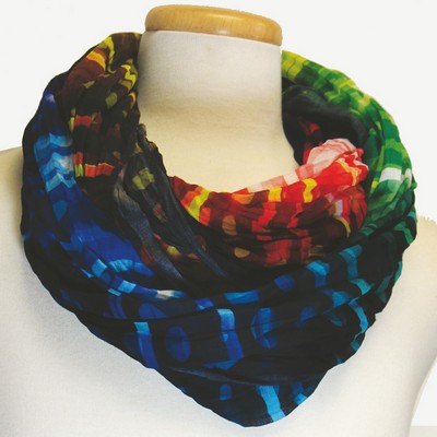 Custom Cotton Chiffon Infinity Scarf