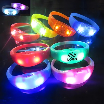 Led Flashing Bracelet Wristband