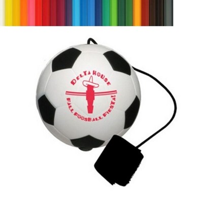 Soccer Ball Shape Stress Reliever Yo-Yo