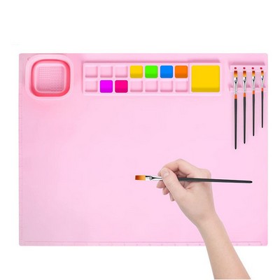 Multi-functional Children's Silicone Art Pad